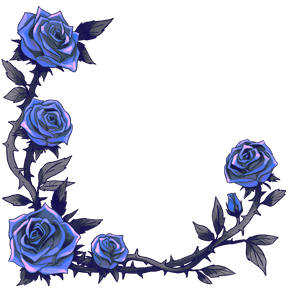 Dark Roses (Blue) avatar decoration | 🔥Cheap Decoration $4.99