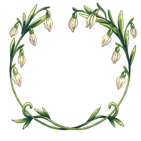 Snowdrops avatar decoration | 🔥Cheap Decoration $4.99