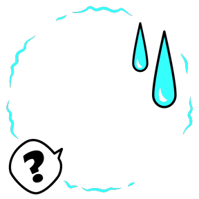 Sweat Drops (Cyan) avatar decoration | 🔥Cheap Decoration $4.99