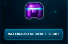 Max Enchant Netherite Helmet