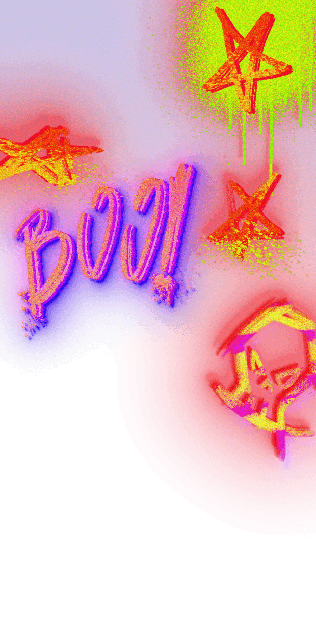 Blazing Ghoulish Graffiti profile effect | 🔥Cheap Decoration $4.99