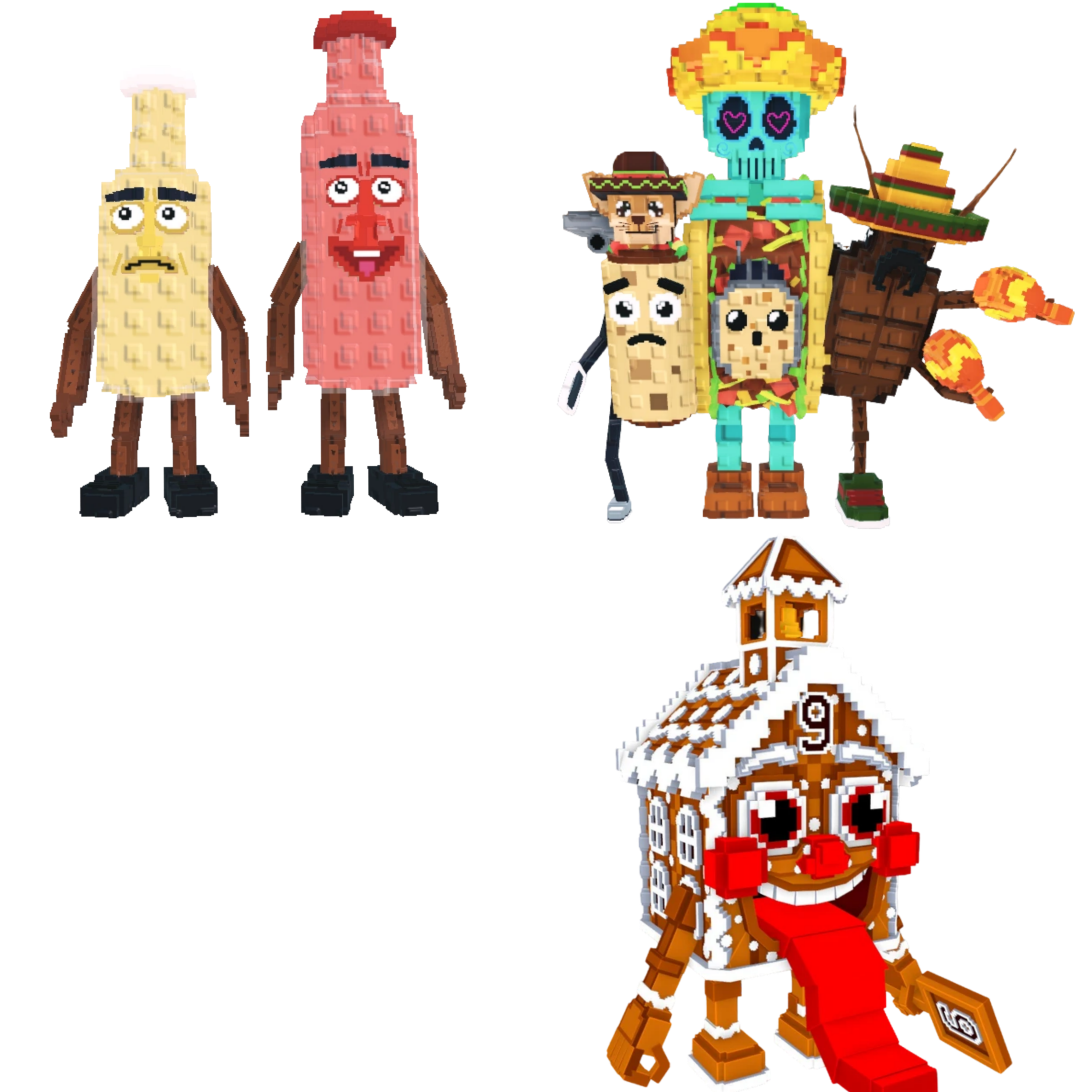 [BUNDLE] - 🦀 1x Ketchuru And Musturu 🦀 1x La Taco Combinasion 🦀 1x La Ginger Sekolah