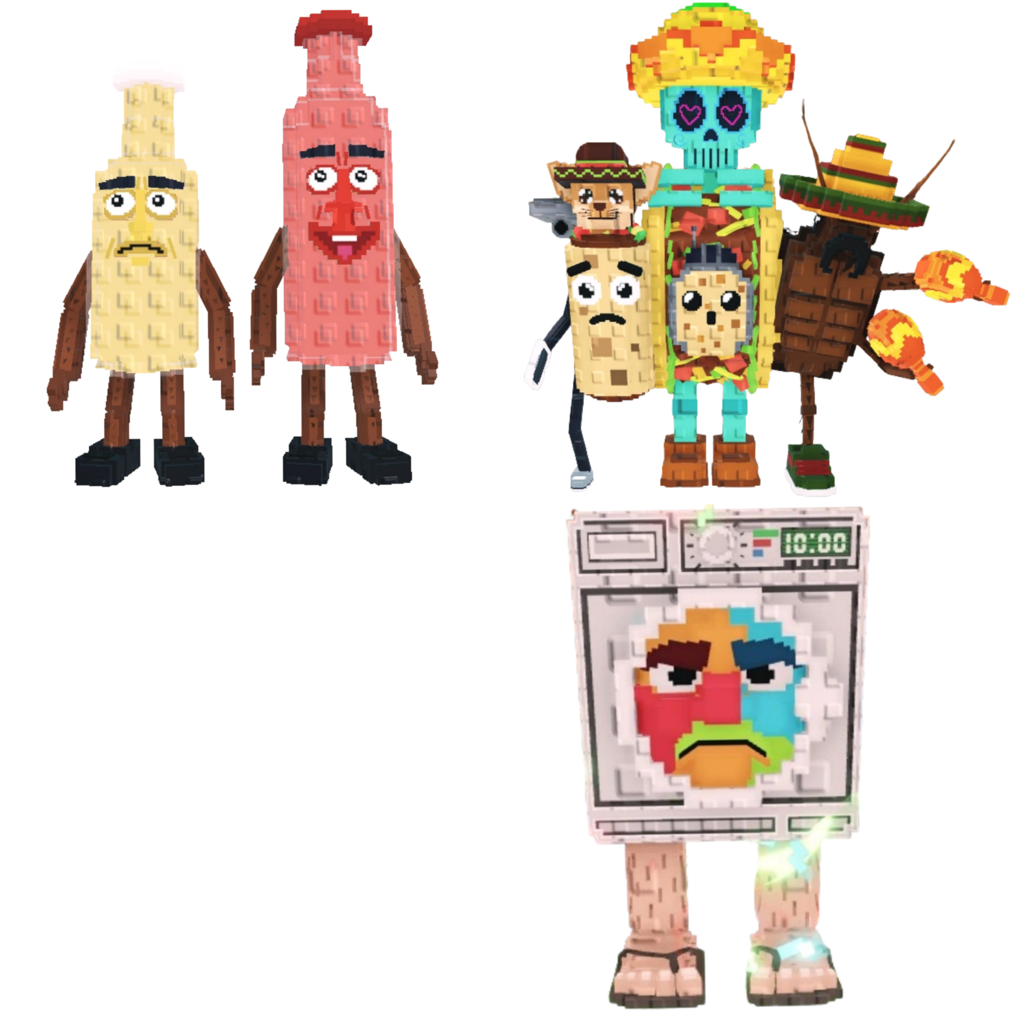 [BUNDLE] - 🦞 1x Ketchuru And Musturu 🦞 1x La Taco Combinasion 🦞 1x Lavadorito Spinito