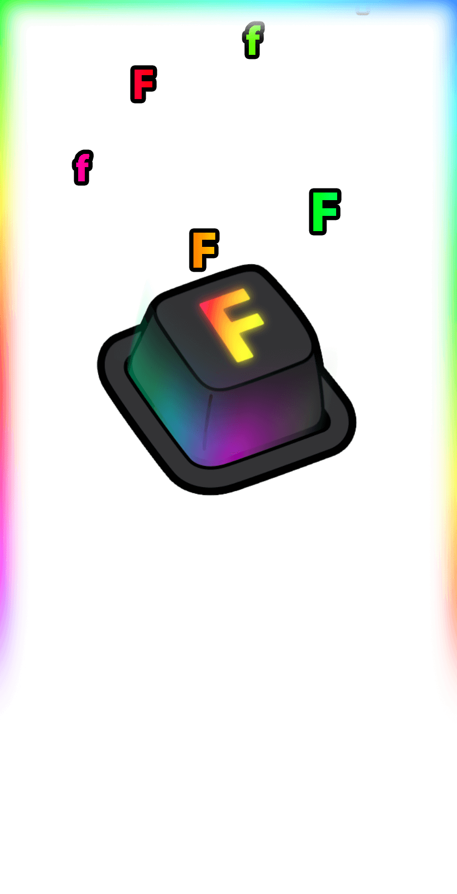 F in Chat (Black) profile effect | 🔥Cheap Decoration $4.99
