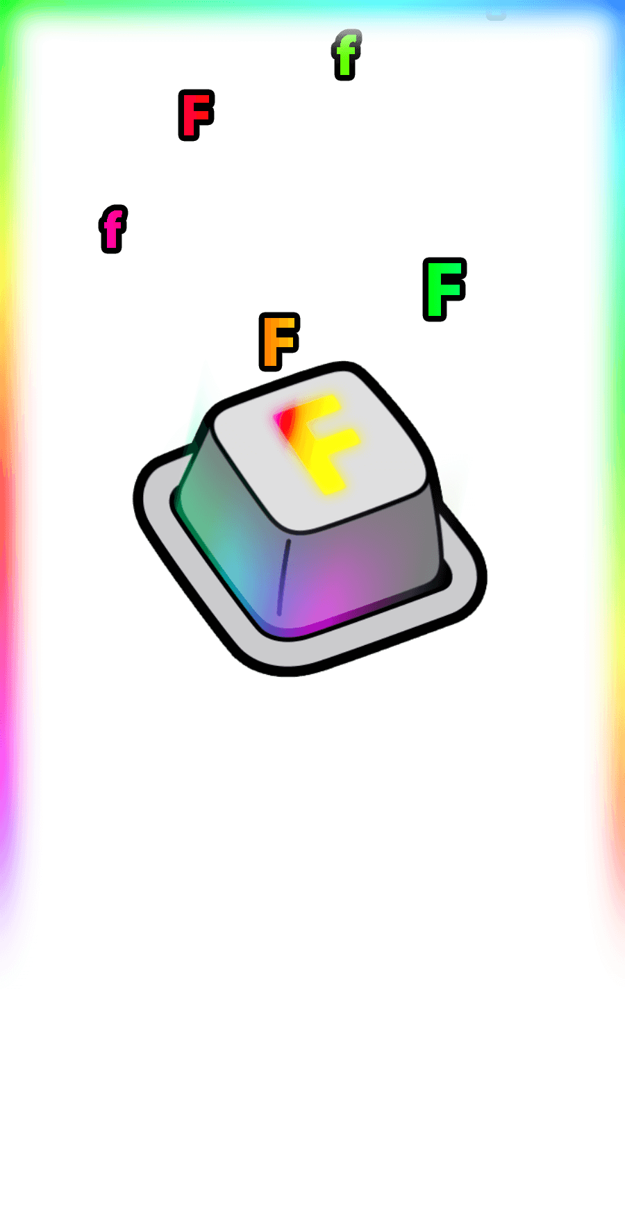 F in Chat (White) profile effect | 🔥Cheap Decoration $4.99