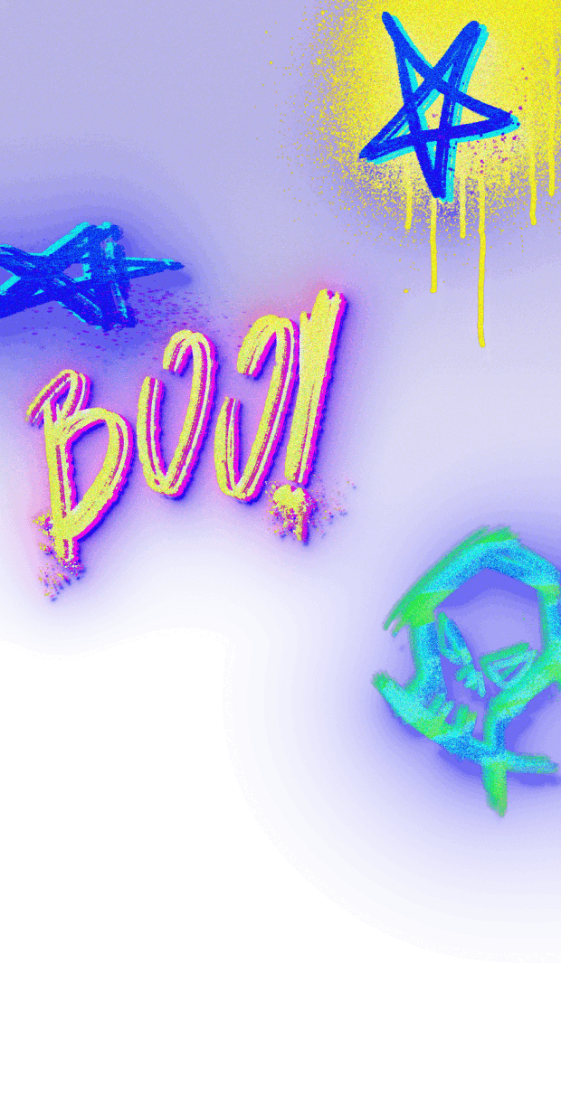 Neon Ghoulish Graffiti profile effect | 🔥Cheap Decoration $4.99