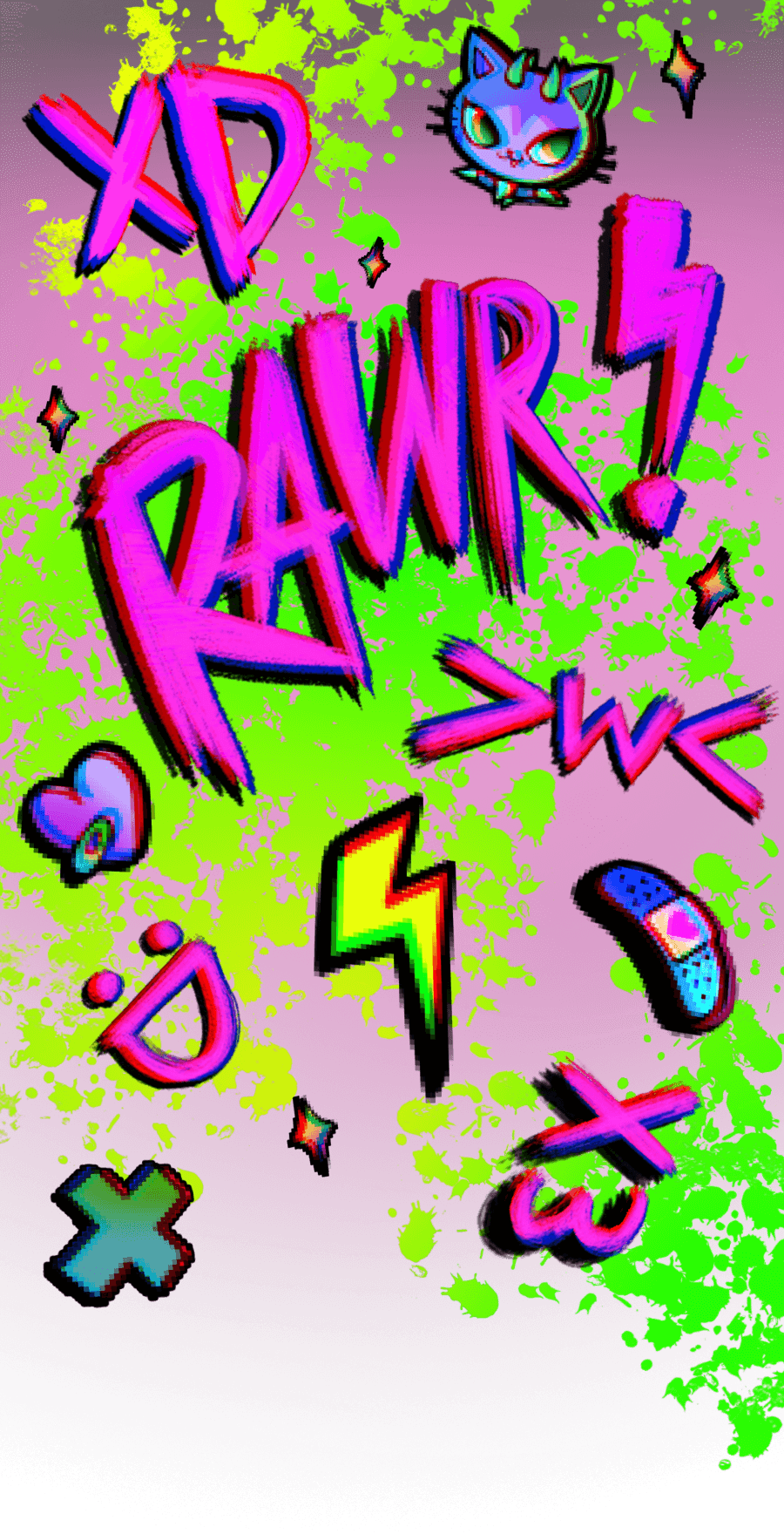 Rawr xD Splash profile effect | 🔥Cheap Decoration $4.99