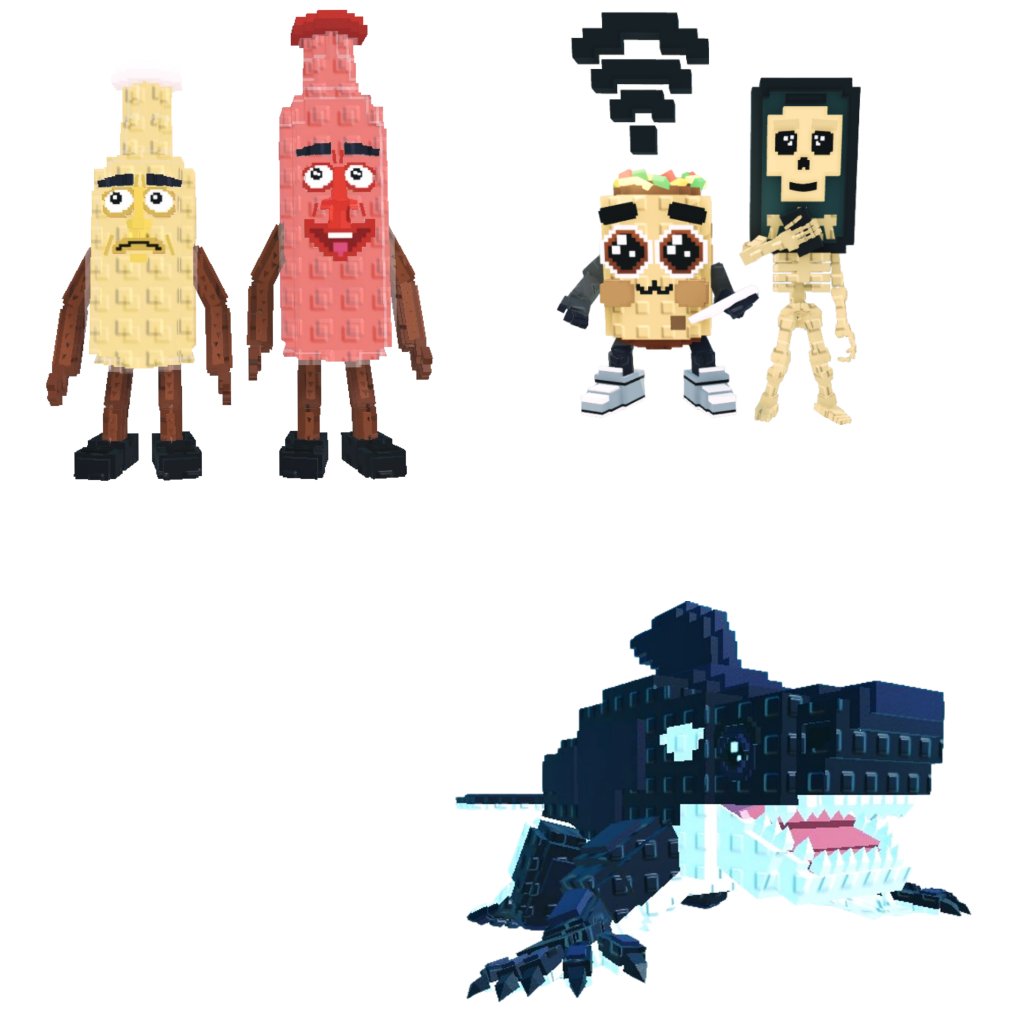 [BUNDLE] - 🦪 1x Ketchuru And Musturu 🦪 1x Los Mobilis 🦪 1x Orcaledon