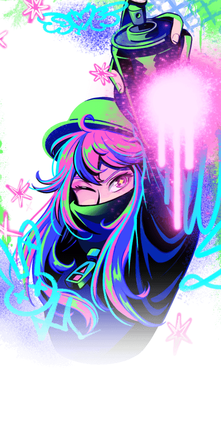 Spray Doodles (Artist) profile effect | 🔥Cheap Decoration $4.99