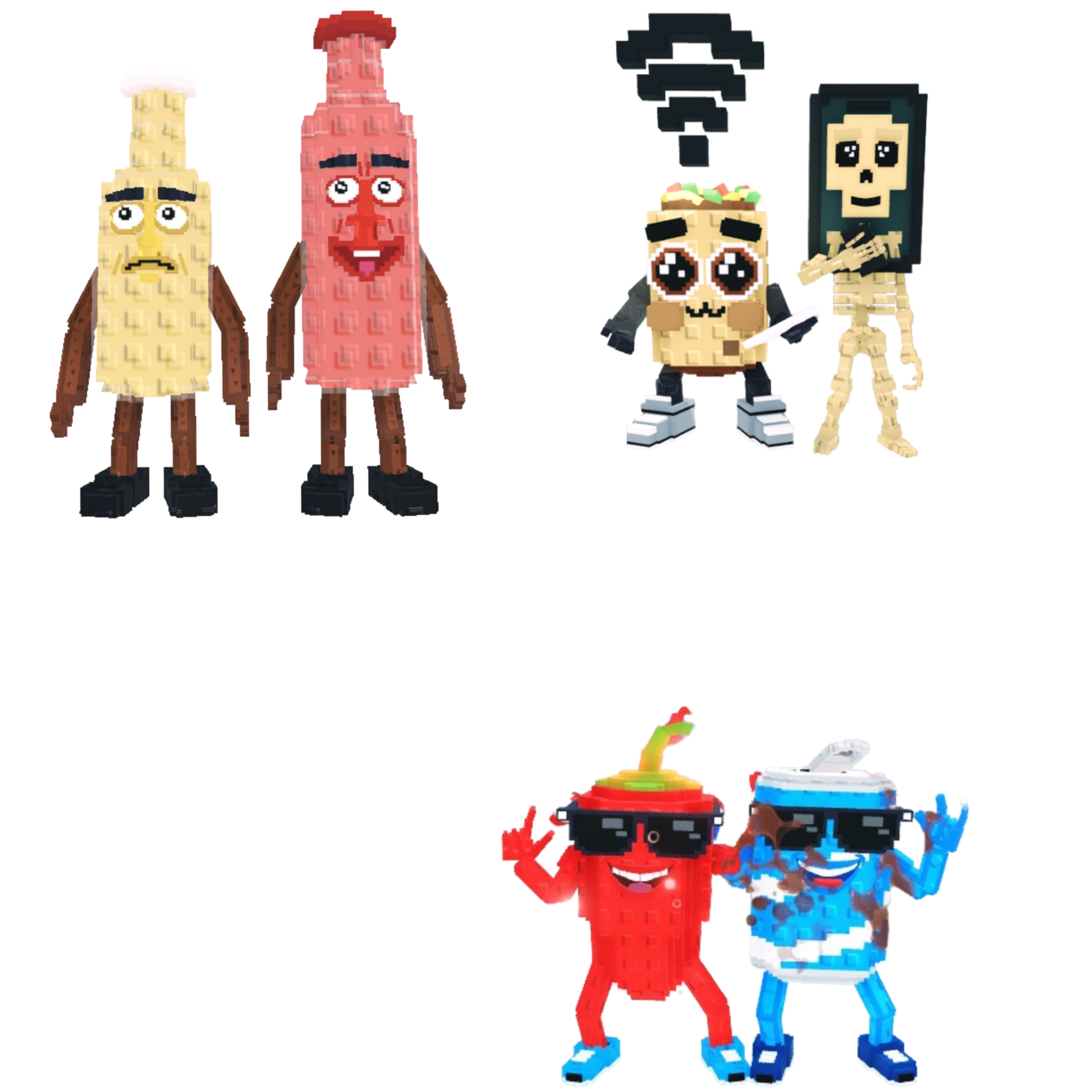 [BUNDLE] - 🐌 1x Ketchuru And Musturu 🐌 1x Los Mobilis 🐌 1x Swaggy Bros