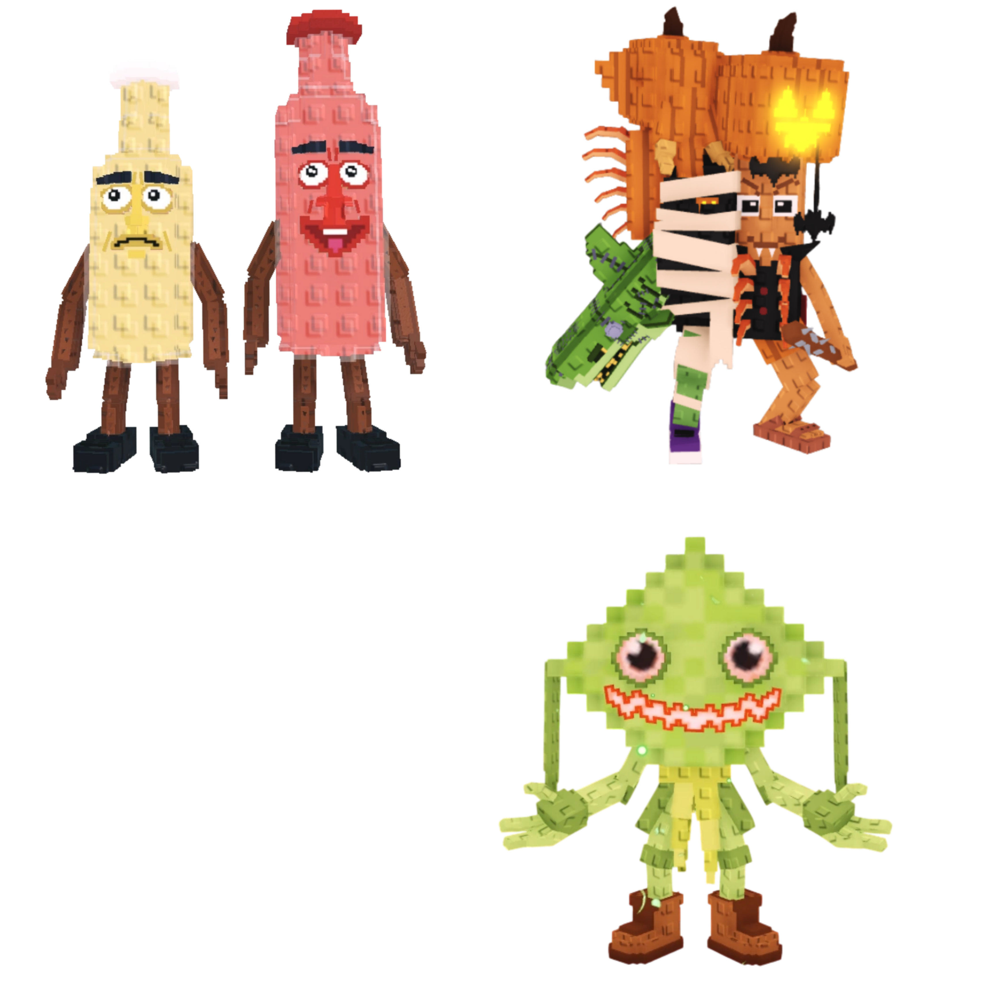 [BUNDLE] - 🦗 1x Ketchuru And Musturu 🦗 1x La Spooky Grande 🦗 1x Ketupat Kepat