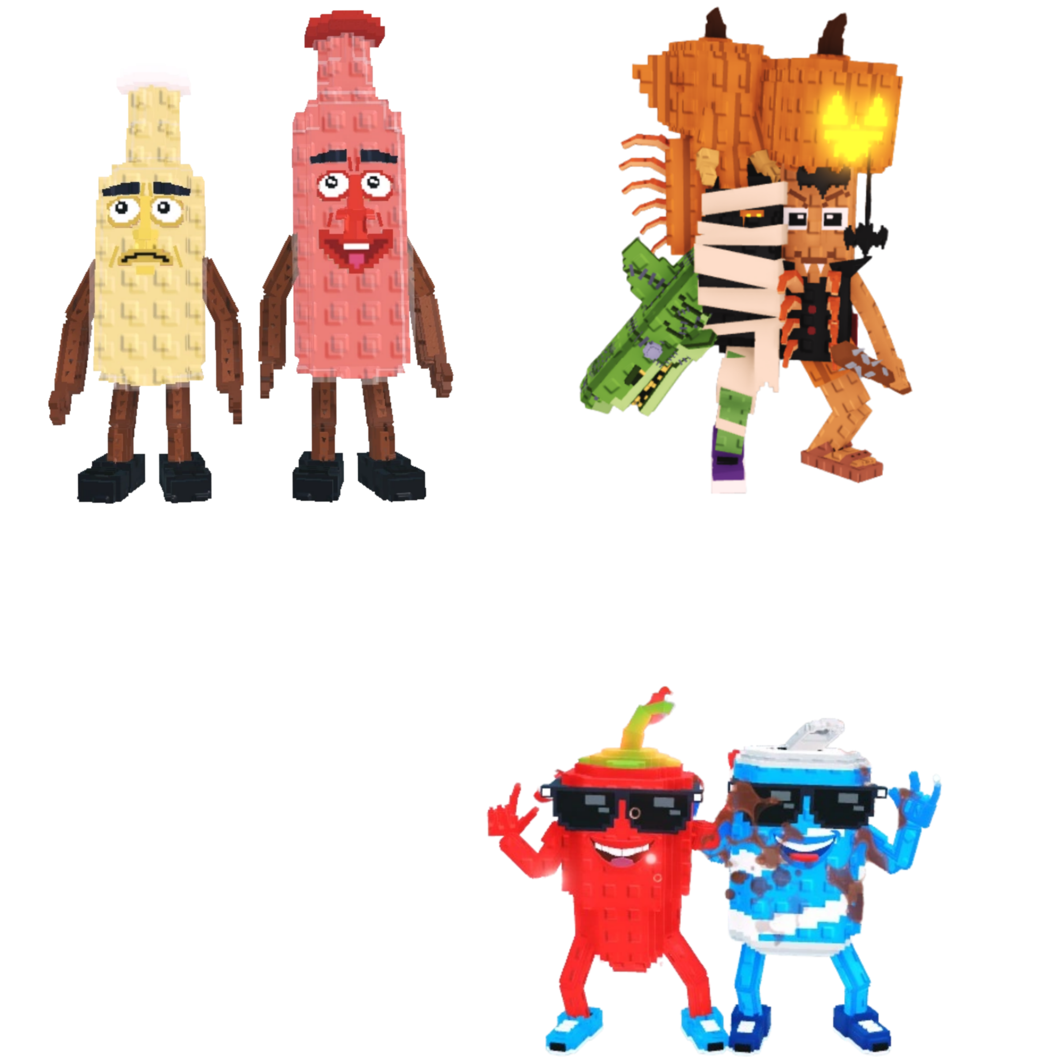 [BUNDLE] - 🕸️ 1x Ketchuru And Musturu 🕸️ 1x La Spooky Grande 🕸️ 1x Swaggy Bros