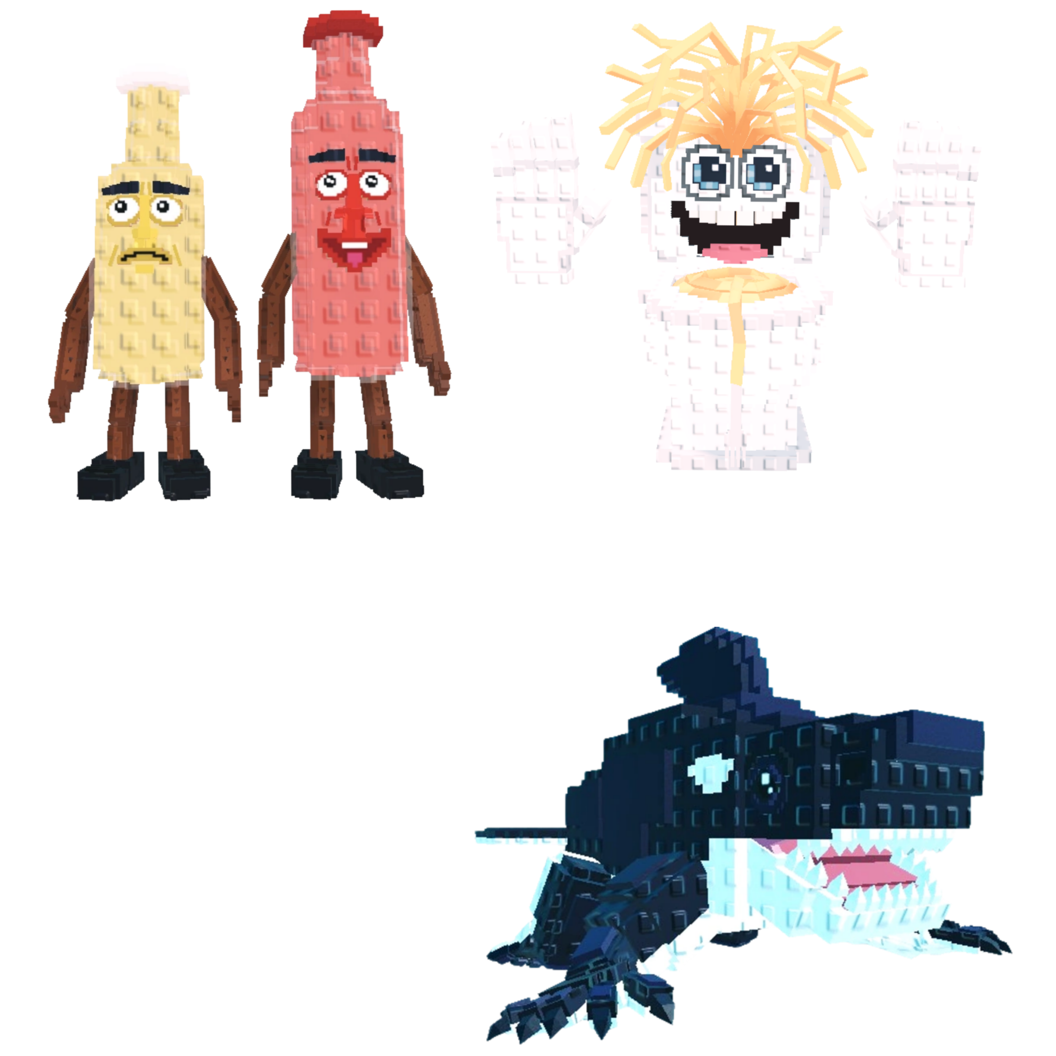 [BUNDLE] - 🌸 1x Ketchuru And Musturu 🌸 1x Spaghetti Tualetti 🌸 1x Orcaledon
