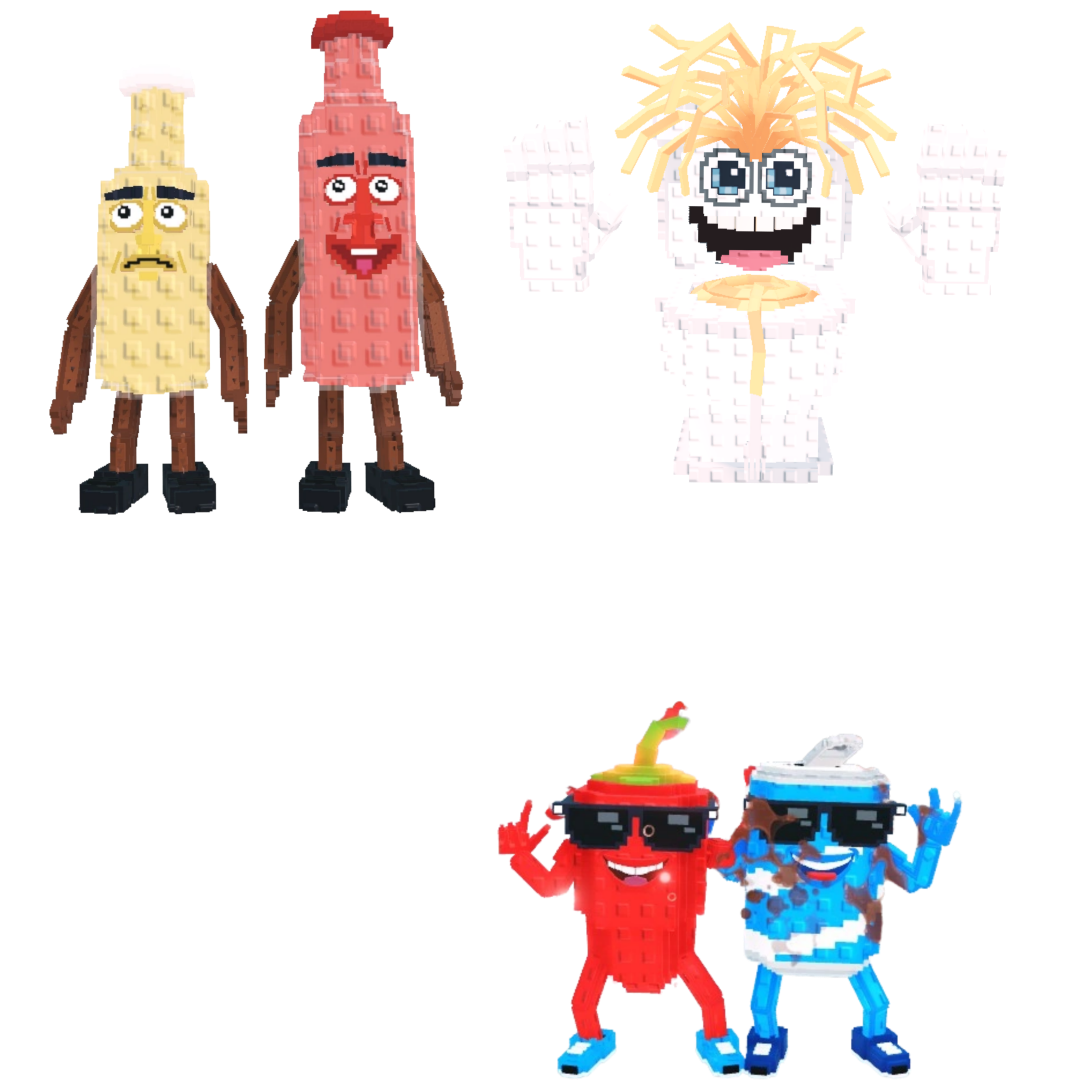 [BUNDLE] - 💮 1x Ketchuru And Musturu 💮 1x Spaghetti Tualetti 💮 1x Swaggy Bros