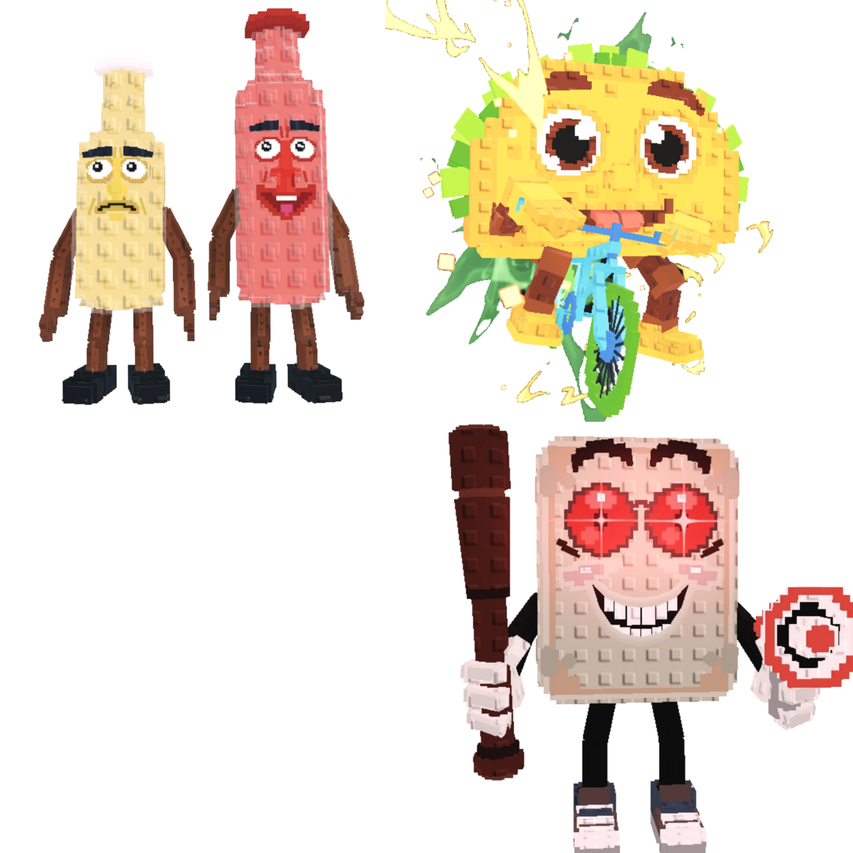 [BUNDLE] - 🌾 1x Ketchuru And Musturu 🌾 1x Tacorita Bicicleta 🌾 1x Tang Tang Keletang